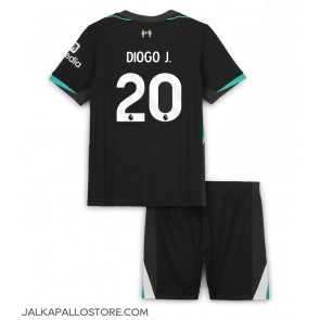 Liverpool Diogo Jota #20 Vieraspaita Lapsille 2024-25 Lyhythihainen (+ shortsit)